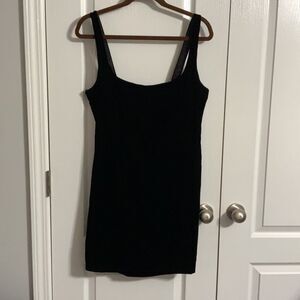 NWT Ann Taylor Little Black Sleeveless Dress, Velvety size 14